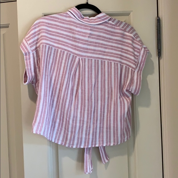 Rails pink and white button down top - Picture 3 of 3